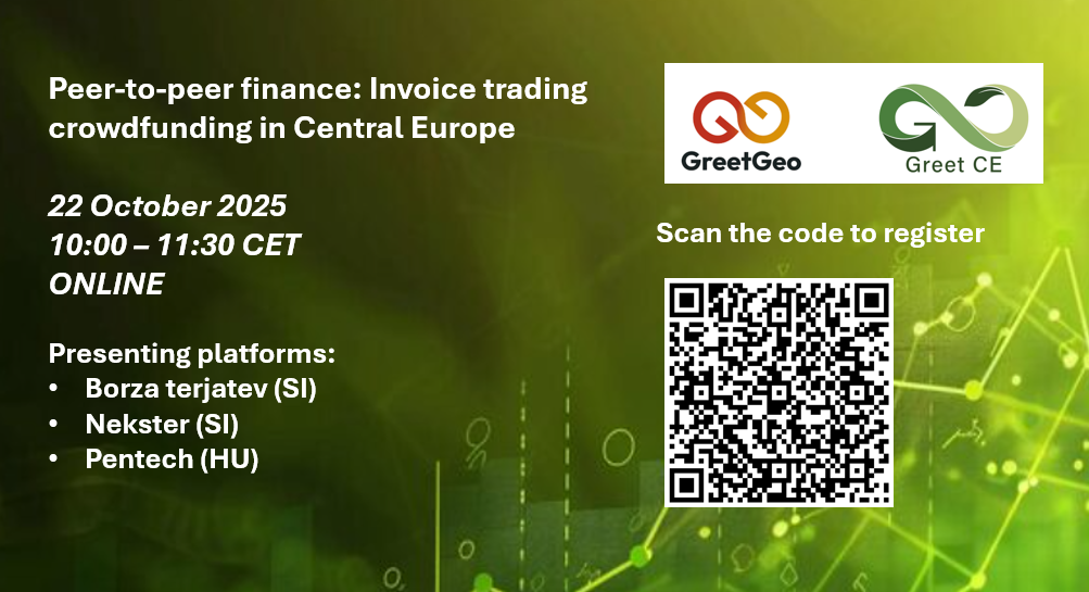 Peer-to-peer finance: Invoice trading crowdfunding in Central Europe – WEBINAR